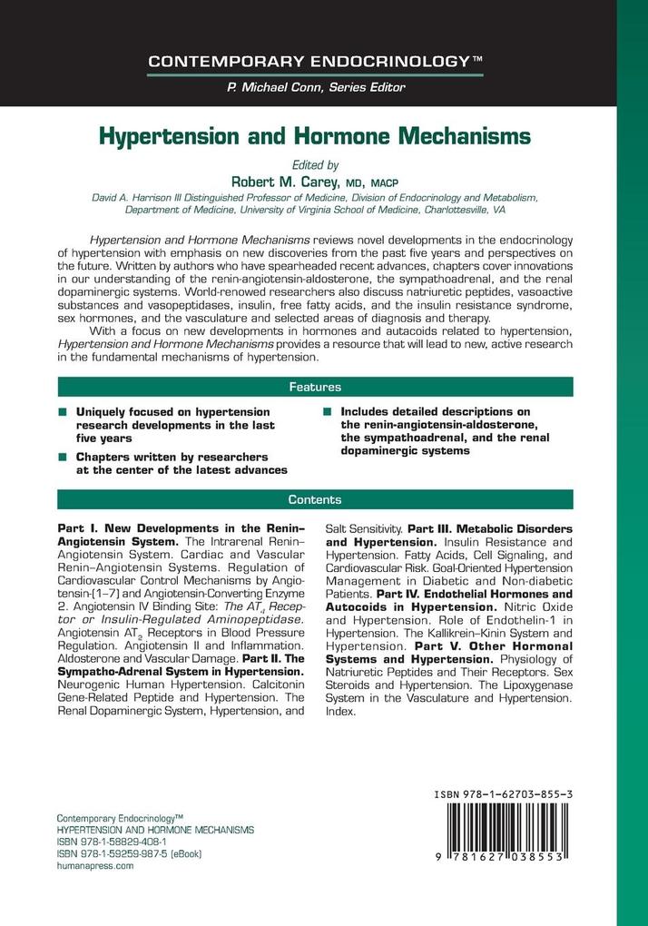 Weitere Ansicht: Hypertension and Hormone Mechanisms