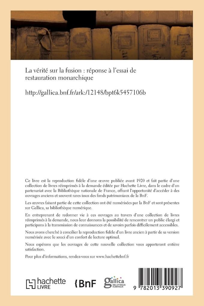 Weitere Ansicht: La vérité sur la fusion | Tbd