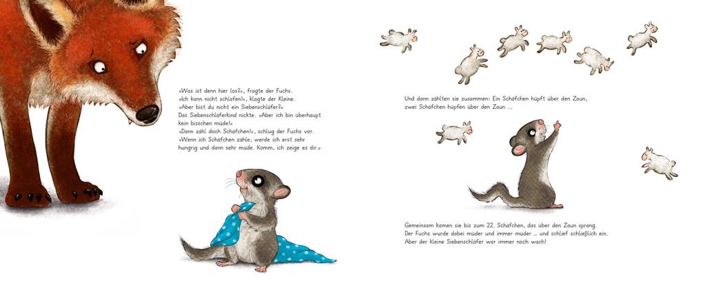 Weitere Ansicht: Die Geschichte vom kleinen Siebenschläfer, der nicht einschlafen konnte | Sabine Bohlmann, Kerstin Schoene