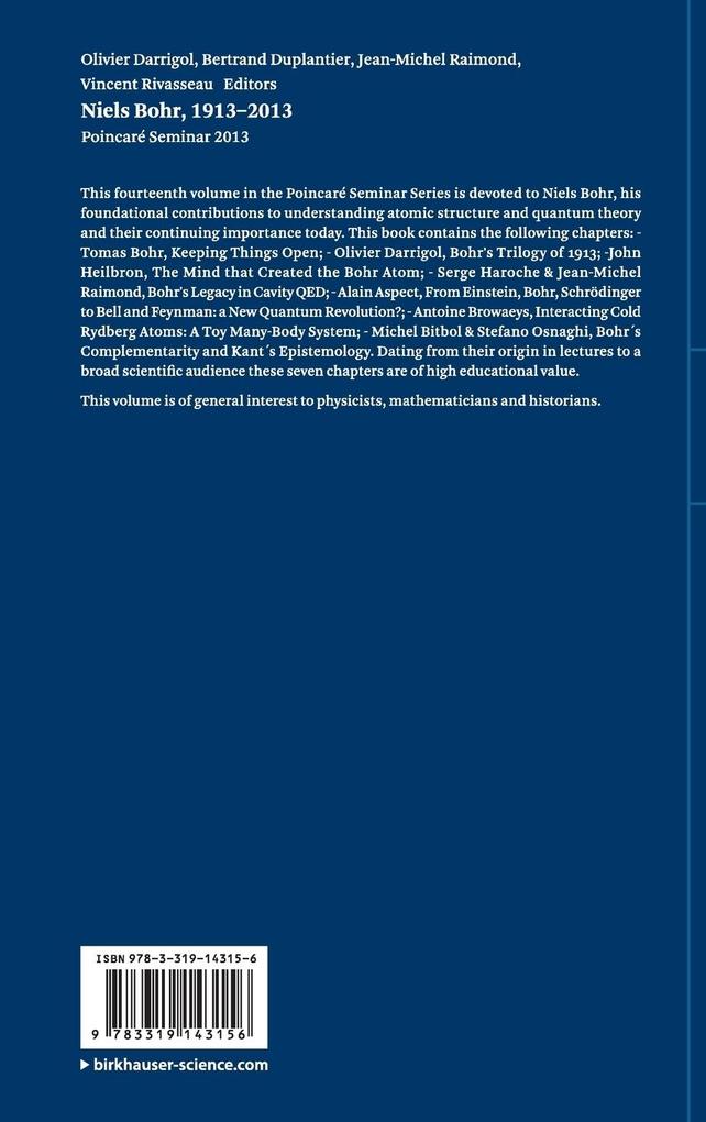 Weitere Ansicht: Niels Bohr, 1913-2013