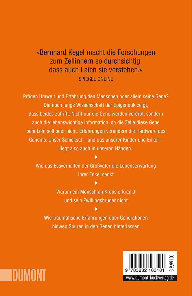 Weitere Ansicht: Epigenetik | Bernhard Kegel