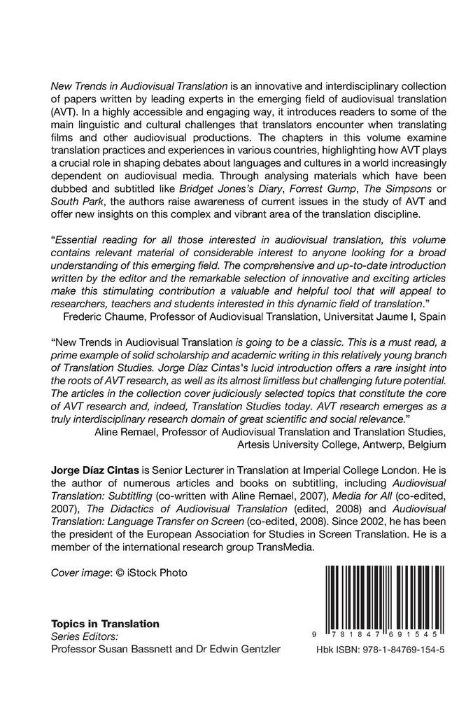 Weitere Ansicht: New Trends in Audiovisual Translation