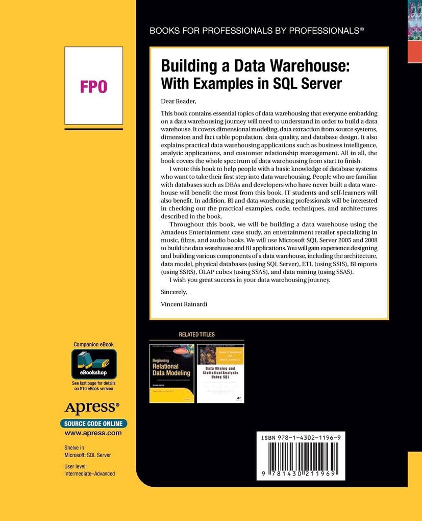 Weitere Ansicht: Building a Data Warehouse | Vincent Rainardi