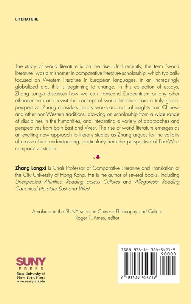 Weitere Ansicht: From Comparison to World Literature | Longxi Zhang