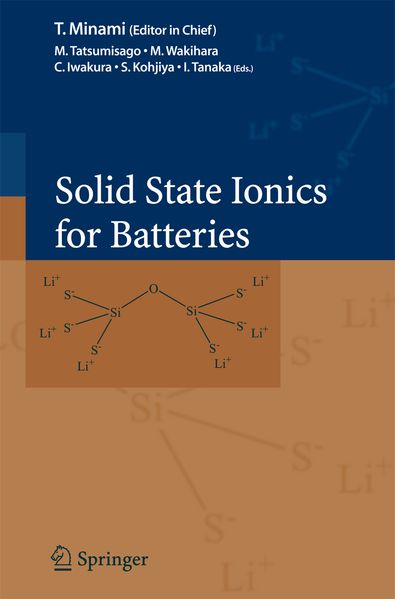 Produktbild: Solid State Ionics for Batteries