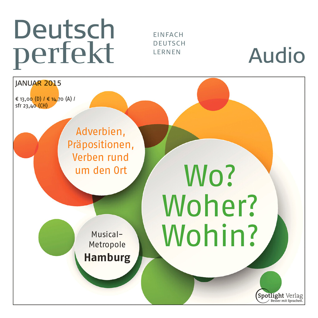 Produktbild: Deutsch lernen Audio - Wo? Woher? Wohin? | Spotlight Verlag