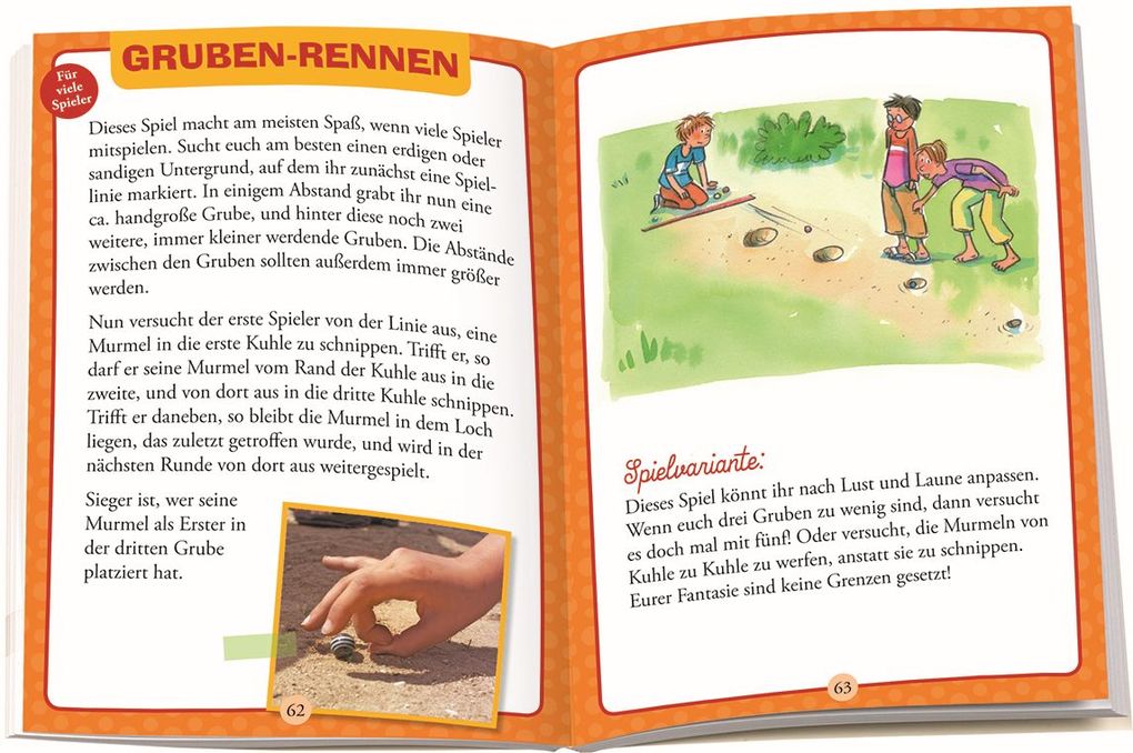Weitere Ansicht: Die schönsten Murmelspiele (Kinderspiel) mit Buch