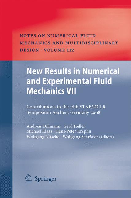 Weitere Ansicht: New Results in Numerical and Experimental Fluid Mechanics VII
