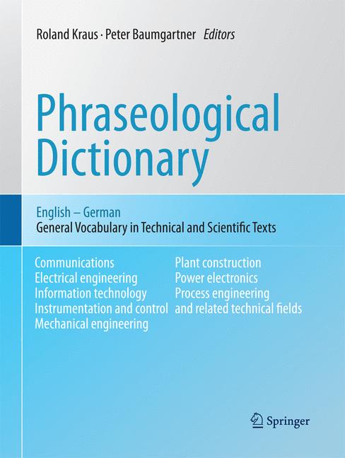 Weitere Ansicht: Phraseological Dictionary English - German | Peter Baumgartner, Roland Kraus