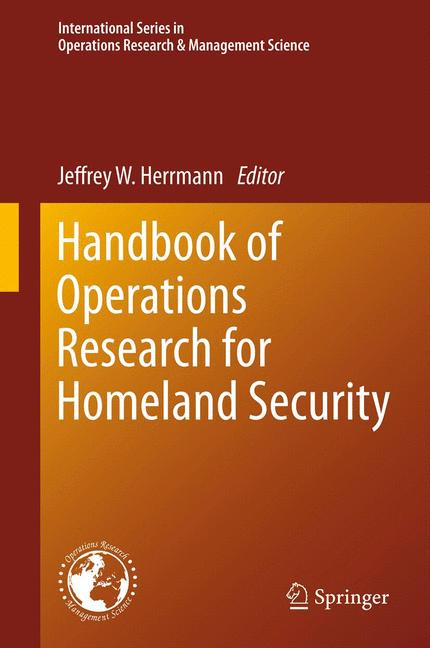 Weitere Ansicht: Handbook of Operations Research for Homeland Security