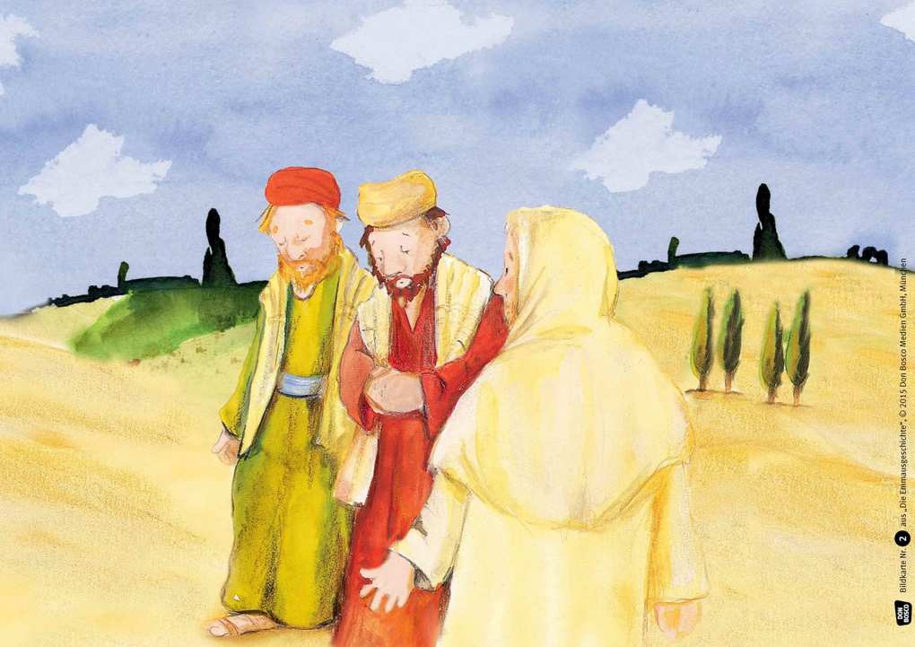 Weitere Ansicht: Die Emmausgeschichte. Kamishibai Bildkartenset. | Susanne Brandt, Klaus-Uwe Nommensen
