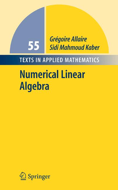 Weitere Ansicht: Numerical Linear Algebra | Grégoire Allaire, Sidi Mahmoud Kaber