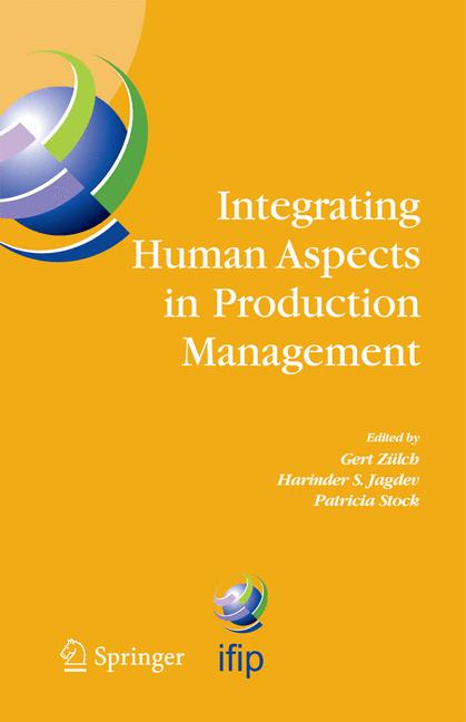 Weitere Ansicht: Integrating Human Aspects in Production Management