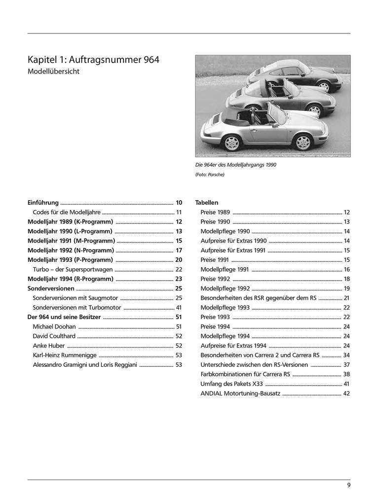 Weitere Ansicht: Handbuch Porsche 911 Typ 964 | Adrian Streather