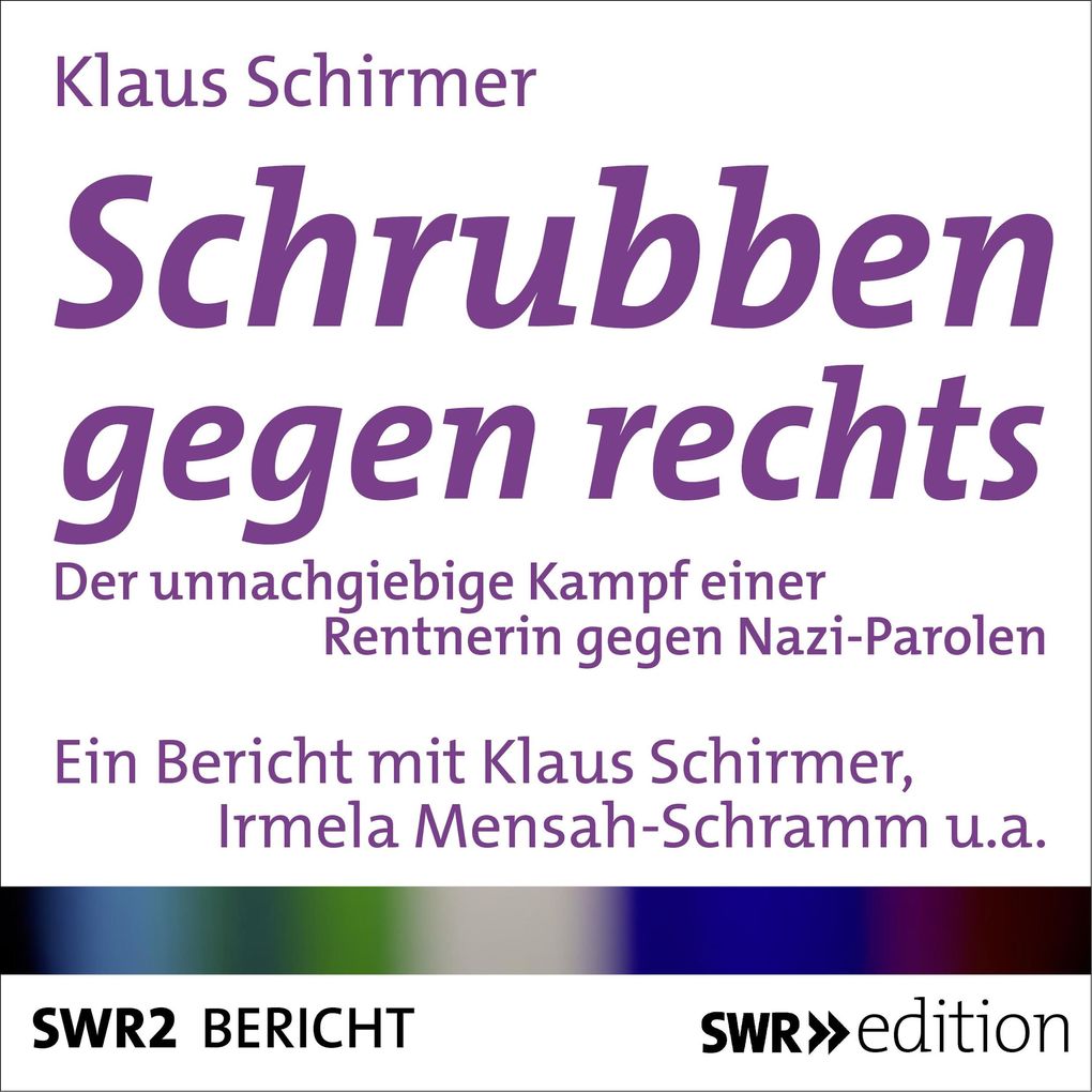 Produktbild: Schrubben gegen Rechts | Klaus Schirmer