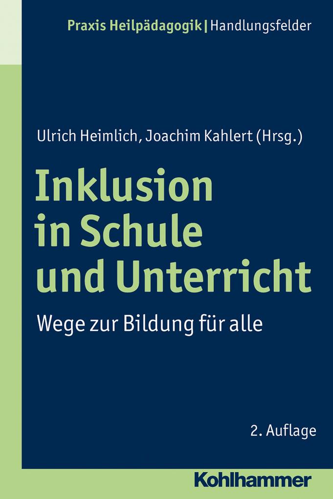Produktbild: Inklusion in Schule und Unterricht