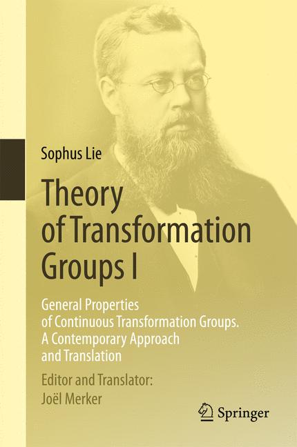 Weitere Ansicht: Theory of Transformation Groups I | Sophus Lie