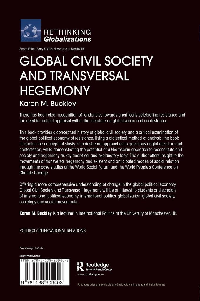 Weitere Ansicht: Global Civil Society and Transversal Hegemony | Karen Buckley
