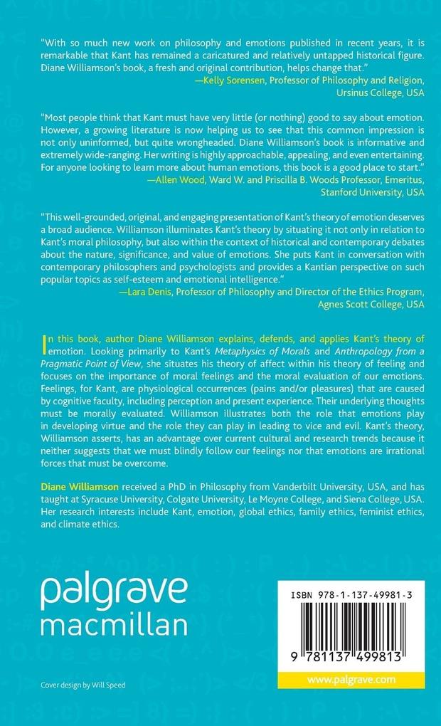 Weitere Ansicht: Kant's Theory of Emotion | D. Williamson