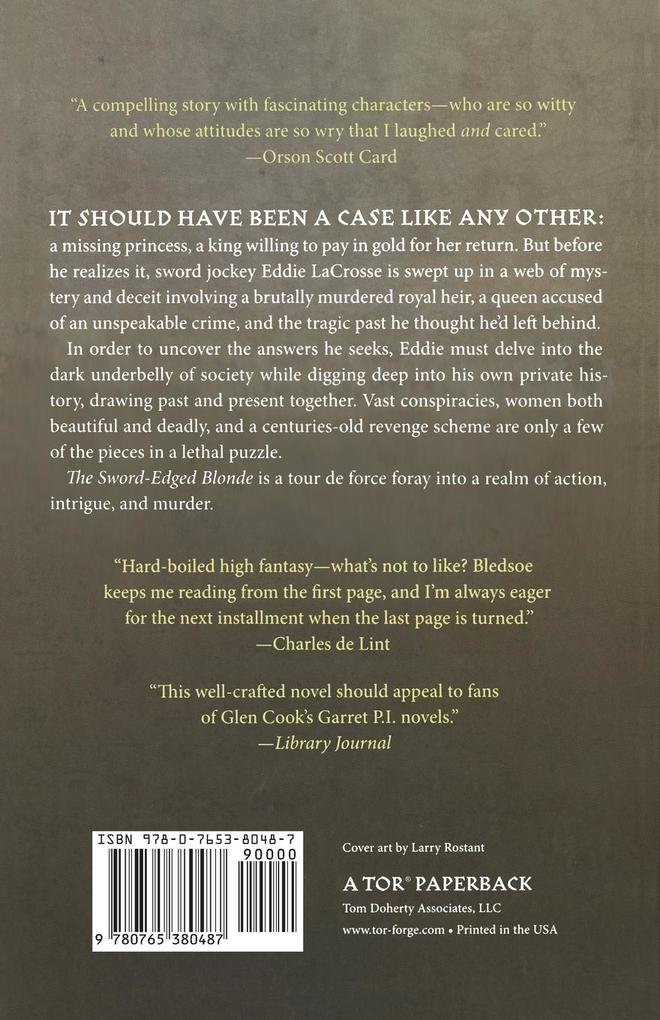 Weitere Ansicht: SWORD-EDGED BLONDE | Alex Bledsoe