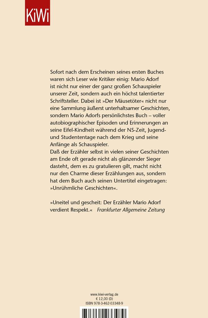 Weitere Ansicht: Der Mäusetöter | Mario Adorf