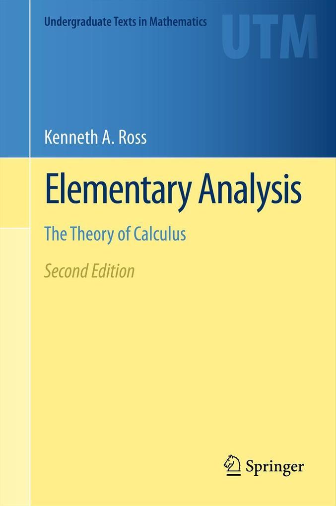 Produktbild: Elementary Analysis | Kenneth A. Ross