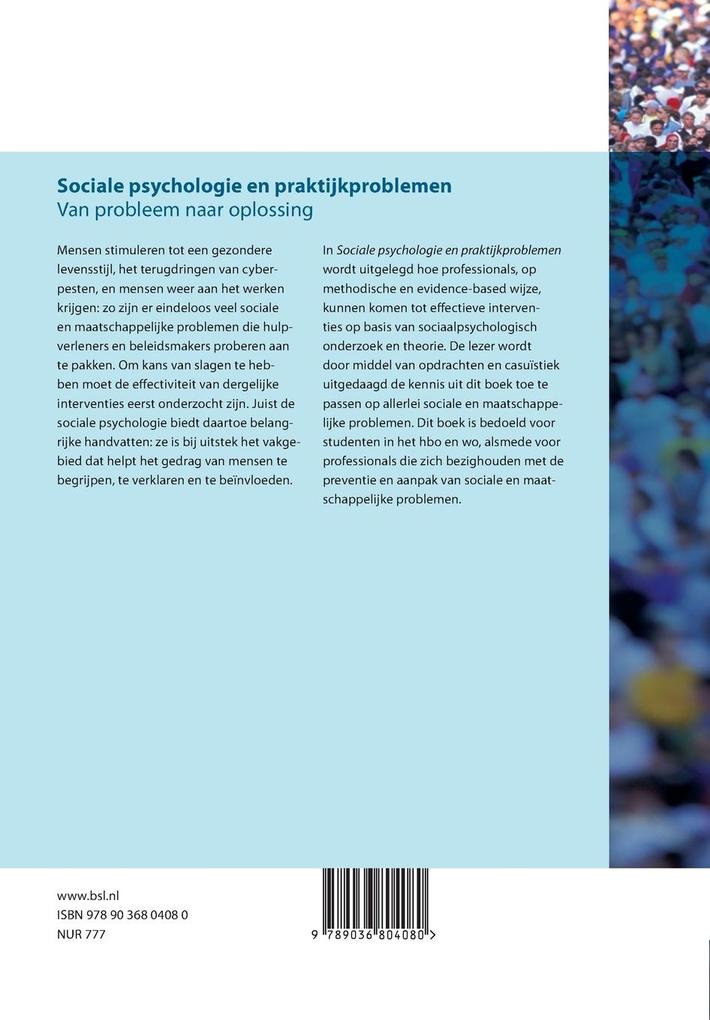 Weitere Ansicht: Sociale psychologie en praktijkproblemen | Abraham P. Buunk, Pieternel Dijkstra