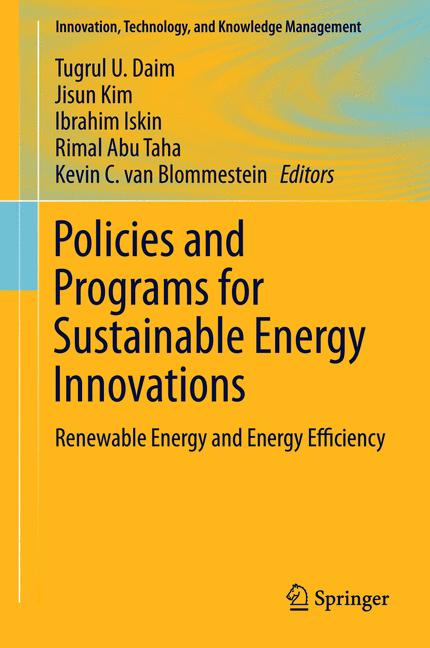 Weitere Ansicht: Policies and Programs for Sustainable Energy Innovations