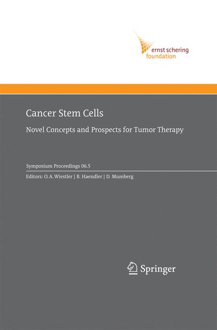 Weitere Ansicht: Cancer Stem Cells