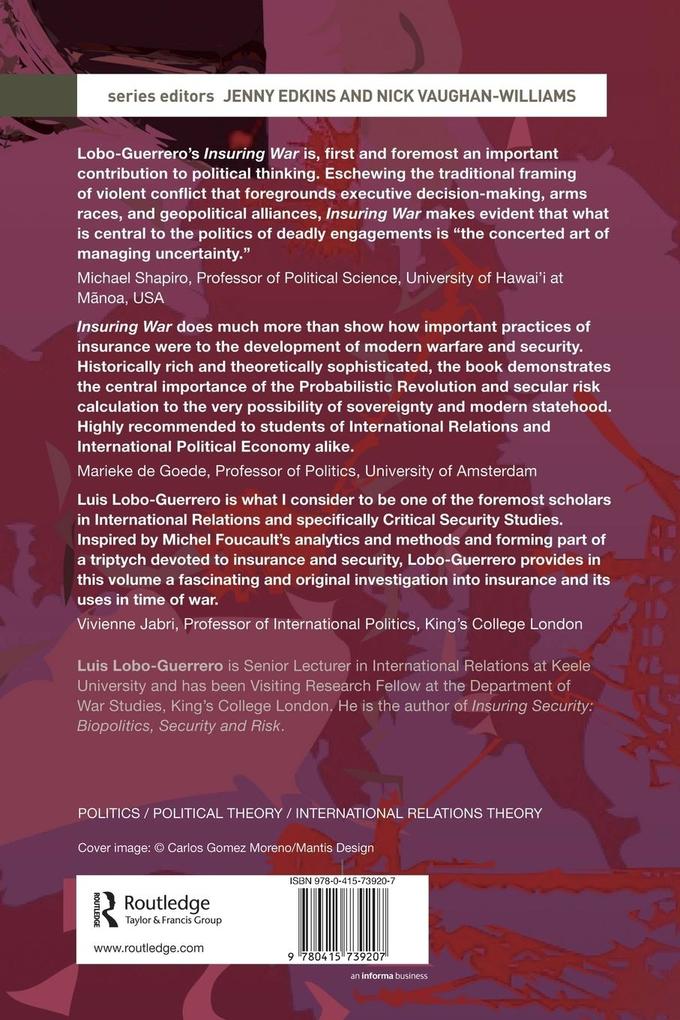 Weitere Ansicht: Insuring War | Luis Lobo-Guerrero
