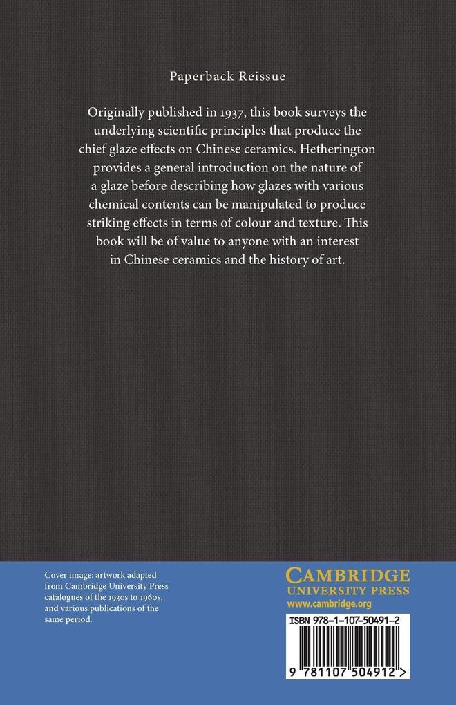 Weitere Ansicht: Chinese Ceramic Glazes | A. L. Hetherington