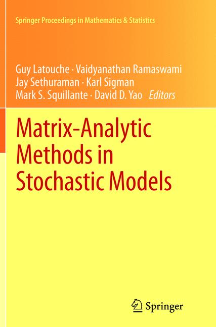 Weitere Ansicht: Matrix-Analytic Methods in Stochastic Models
