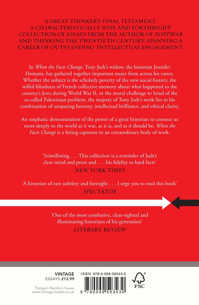 Weitere Ansicht: When the Facts Change | Tony Judt