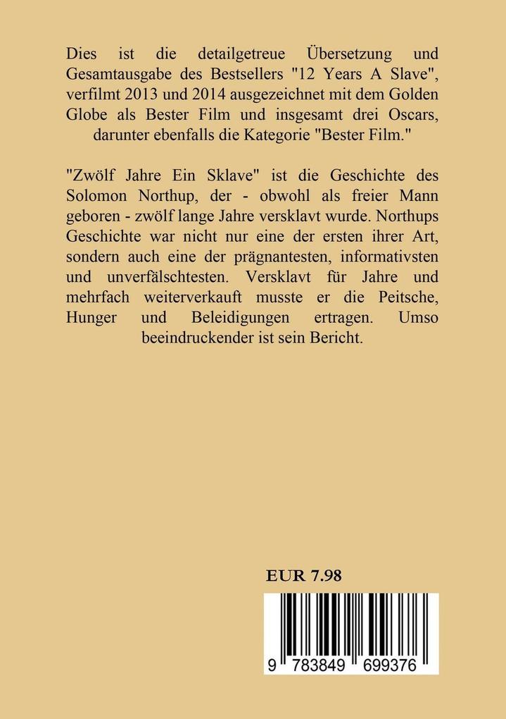 Weitere Ansicht: Zwölf Jahre ein Sklave | Solomon Northup
