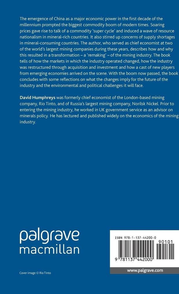 Weitere Ansicht: The Remaking of the Mining Industry | D. Humphreys
