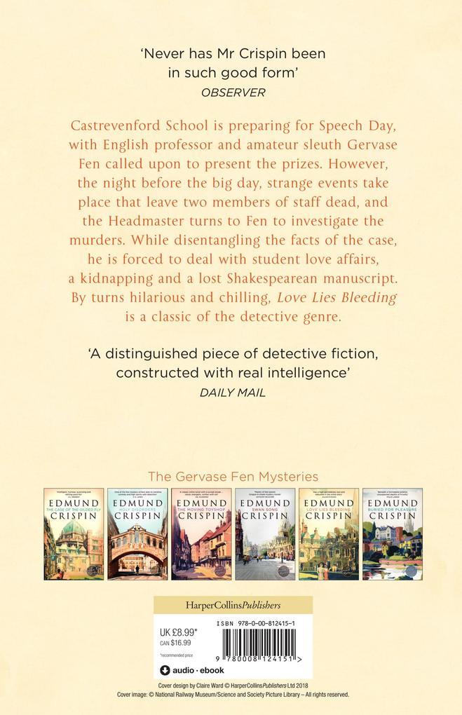 Weitere Ansicht: Love Lies Bleeding | Edmund Crispin