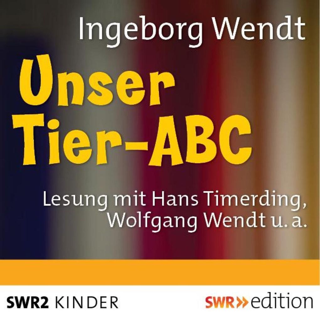 Produktbild: Unser Tier-ABC | Ingeborg Wendt