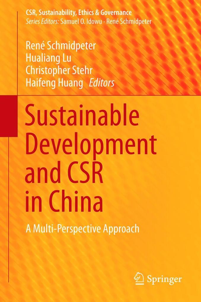 Produktbild: Sustainable Development and CSR in China