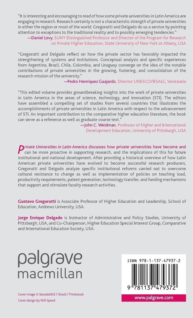 Weitere Ansicht: Private Universities in Latin America