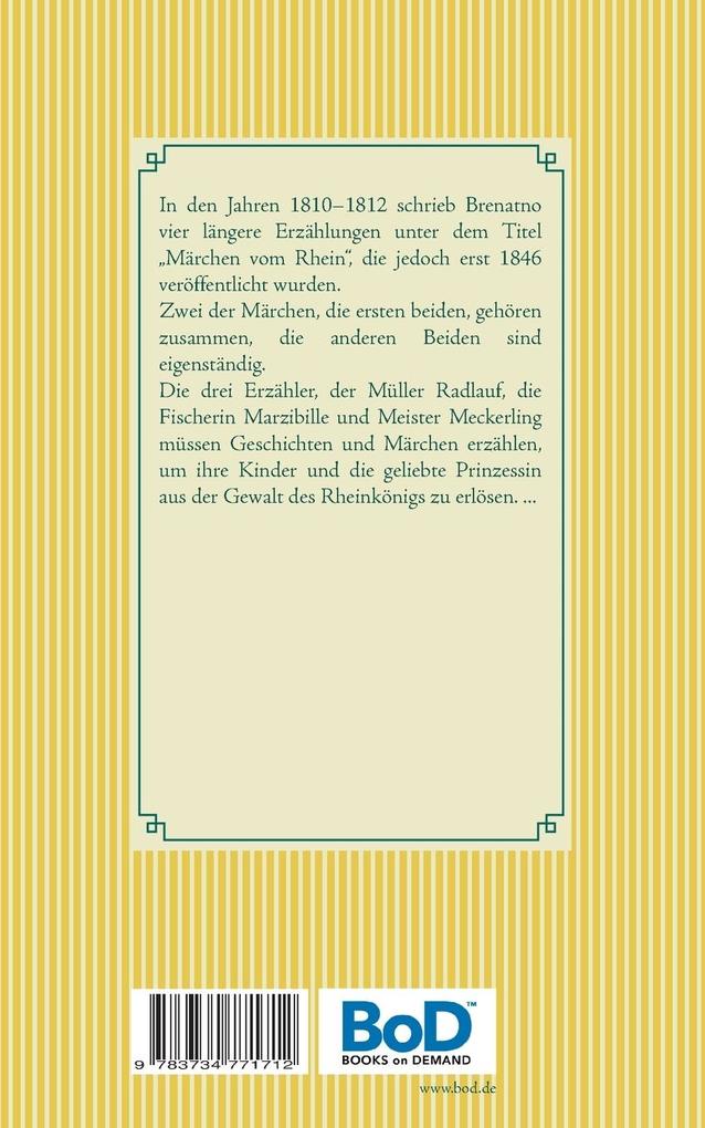 Weitere Ansicht: Rheinmärchen | Clemens Brentano