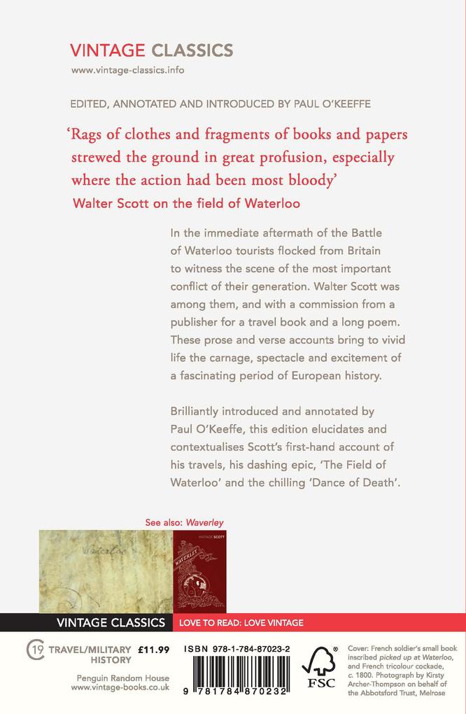 Weitere Ansicht: Scott on Waterloo | Walter Scott