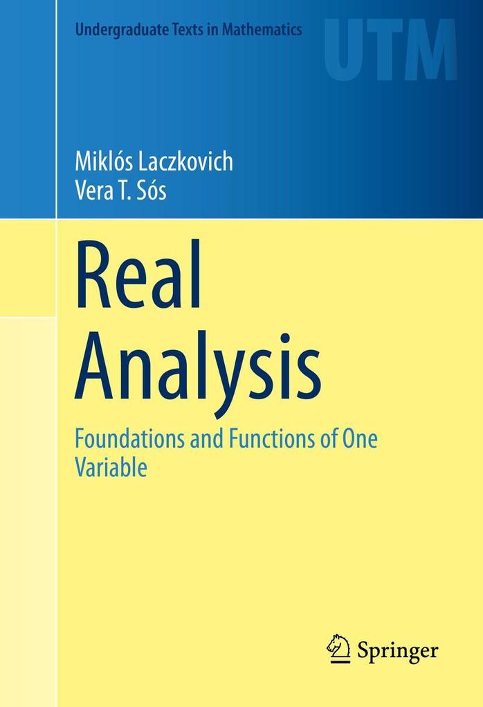 Produktbild: Real Analysis | Miklós Laczkovich, Vera T. Sós