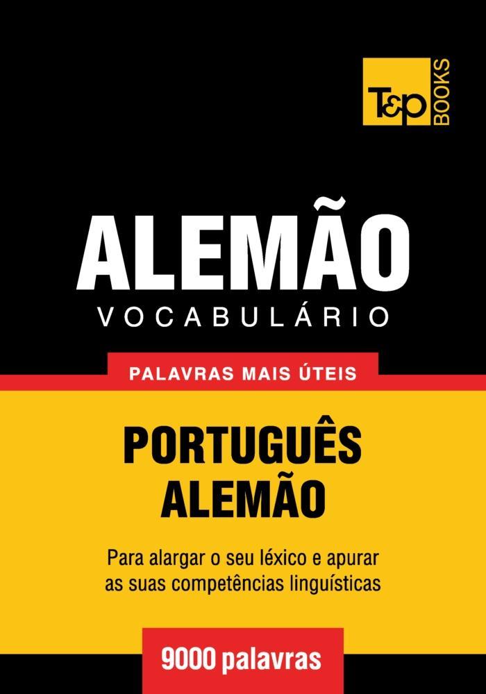 Produktbild: Vocabulário Português-Alemão - 9000 palavras | Andrey Taranov