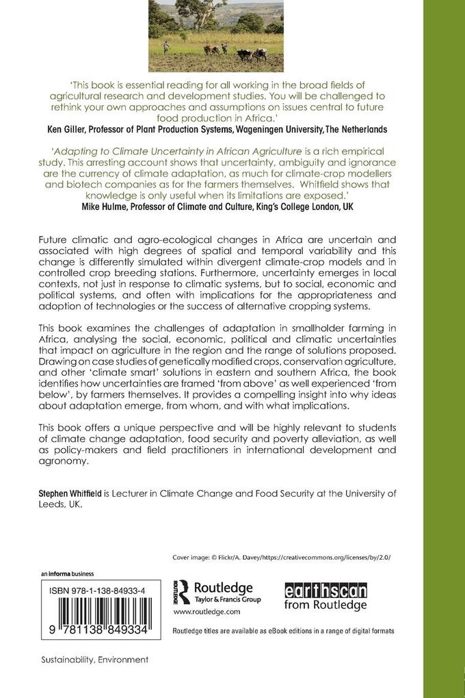 Weitere Ansicht: Adapting to Climate Uncertainty in African Agriculture | Stephen Whitfield
