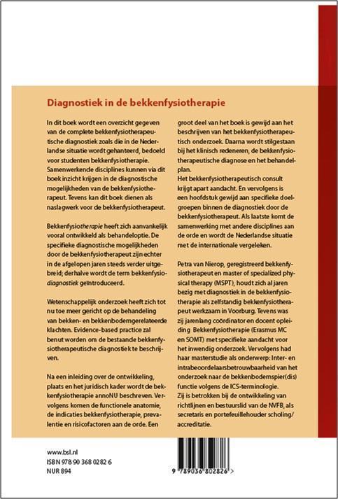 Weitere Ansicht: Diagnostiek in de bekkenfysiotherapie | Petra van Nierop