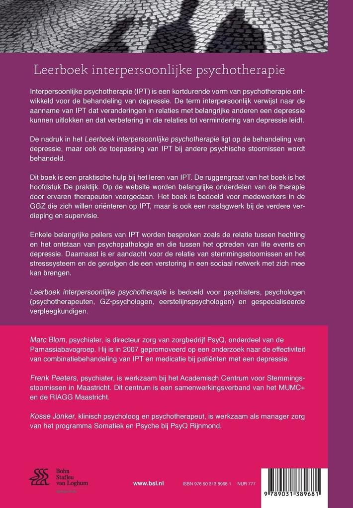 Weitere Ansicht: Leerboek Interpersoonlijke Psychotherapie