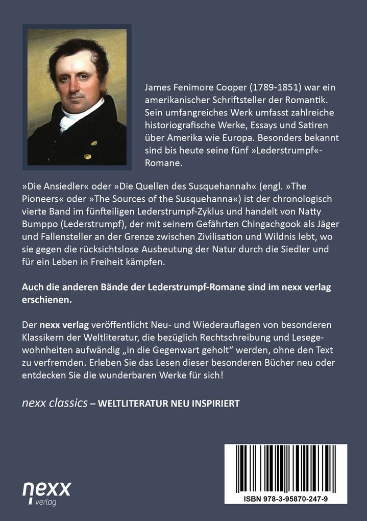 Weitere Ansicht: Die Ansiedler | James Fenimore Cooper