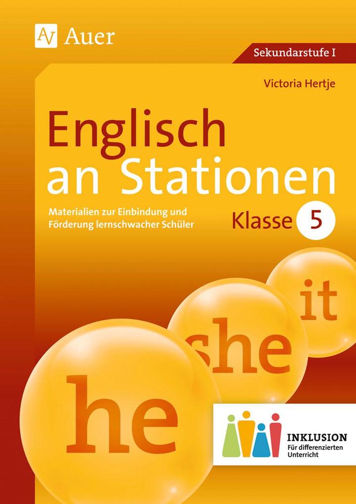 Produktbild: Englisch an Stationen 5 Inklusion | Victoria Hertje