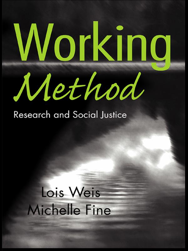 Produktbild: Working Method | Lois Weis, Michelle Fine