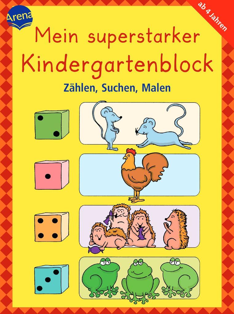 Produktbild: Mein superstarker Kindergartenblock. Zählen, Suchen, Malen | Carola Schäfer